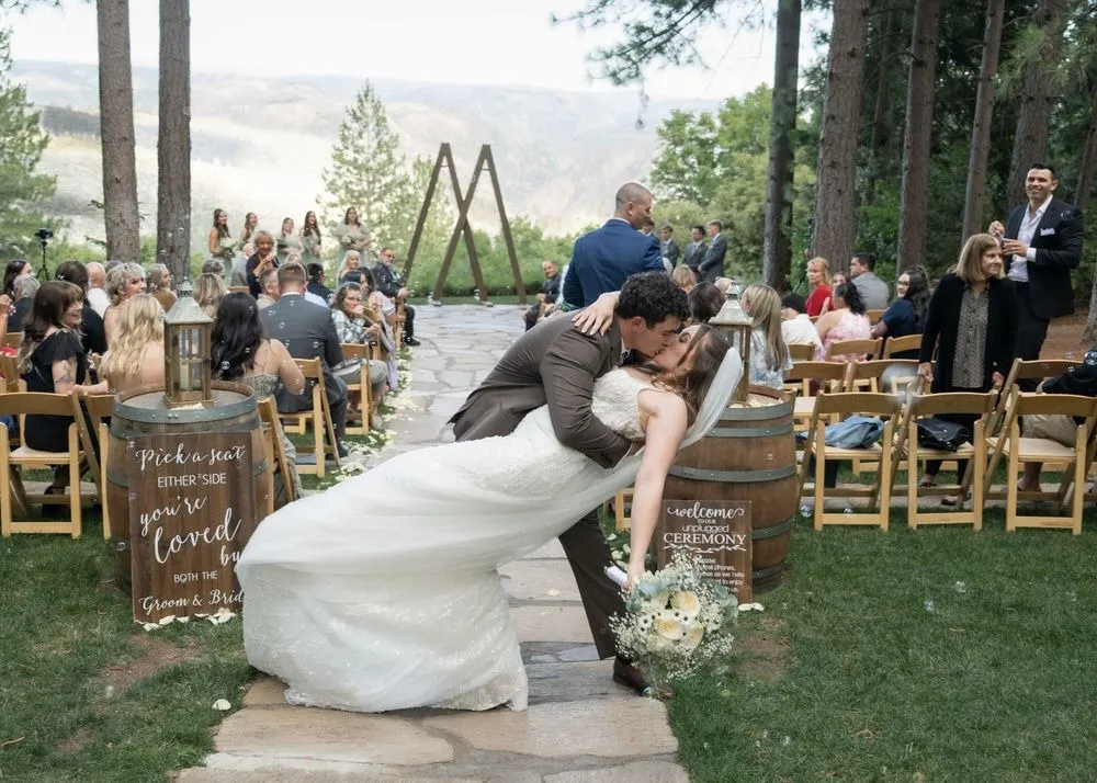 Samantha and Camerson Heather Blackwood Photography Forest Wedding Venue
