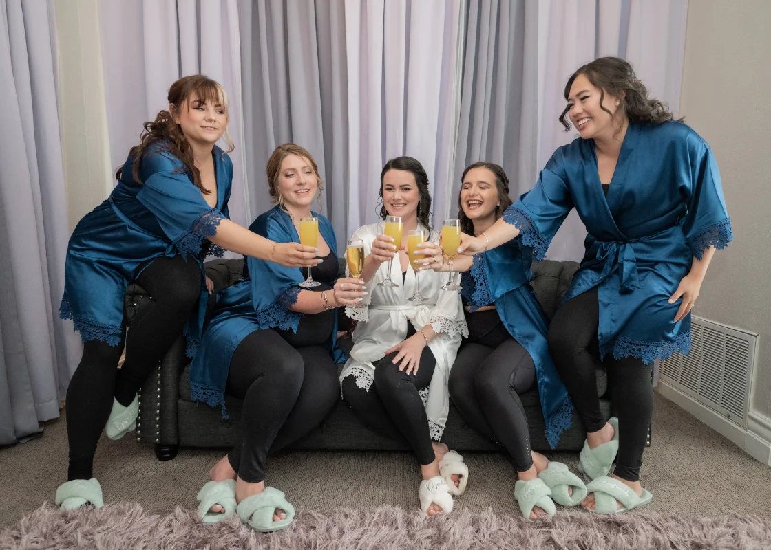 Shannon and Adrian Winter Forest Wedding Heather Blackwood