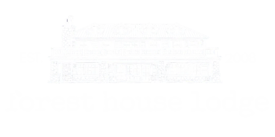 forest house lodge white logo
